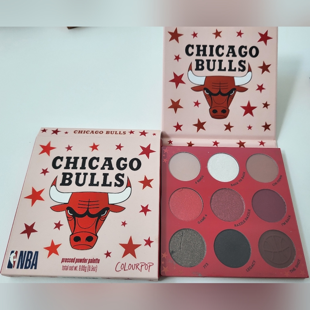 Colourpop Chicago Bulls Eyeshadow Palette